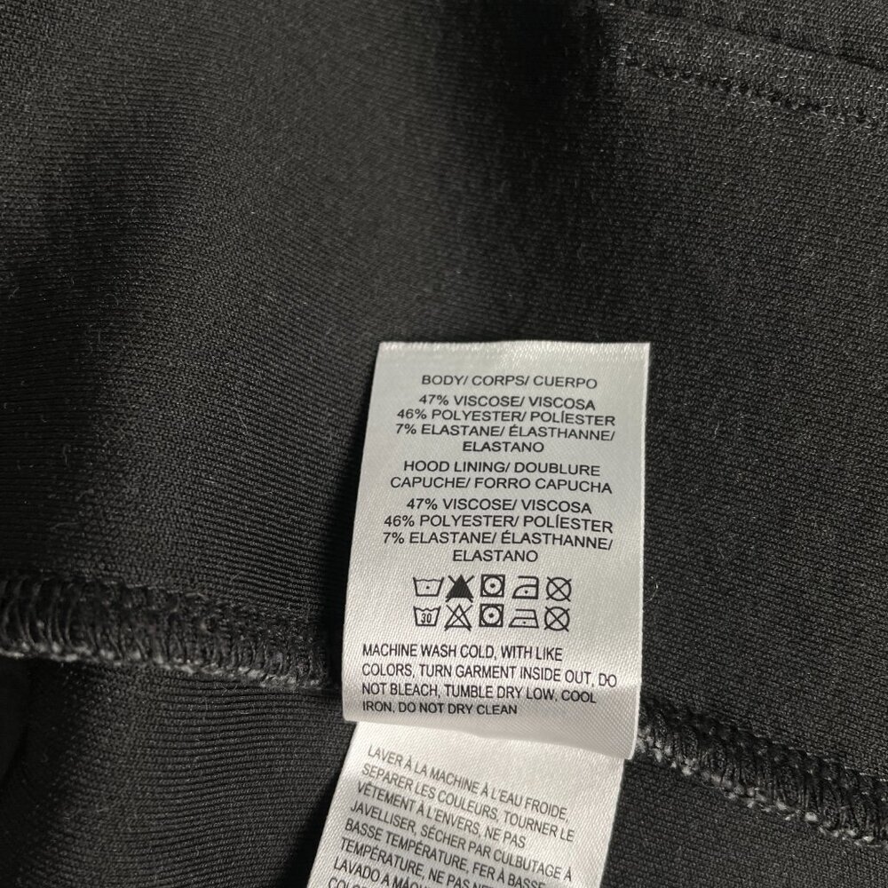 Lucky Brand LUCKY Zip Hoodie Women’s S Gray Full Zip Embossed Logo Soft Stretch - Picture 4 of 7